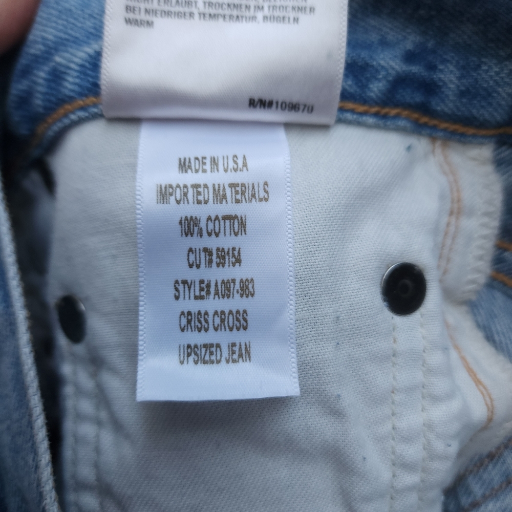AGOLDE Criss Cross Upsized Boyfriend Jeans In Suburbia - Picture 9 of 12